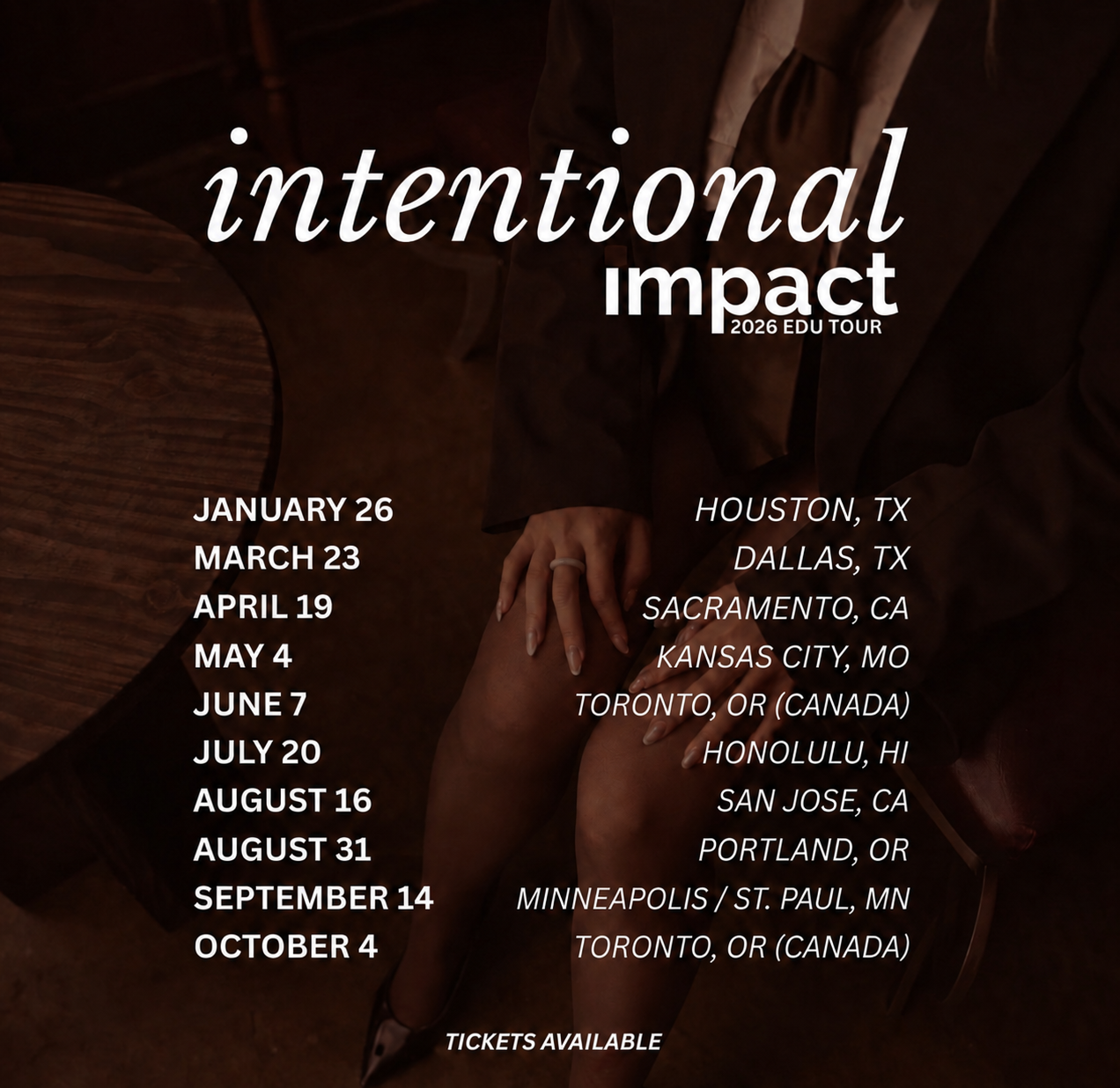 Impact EDU Tour — Jennifer Slim chairside with stylists