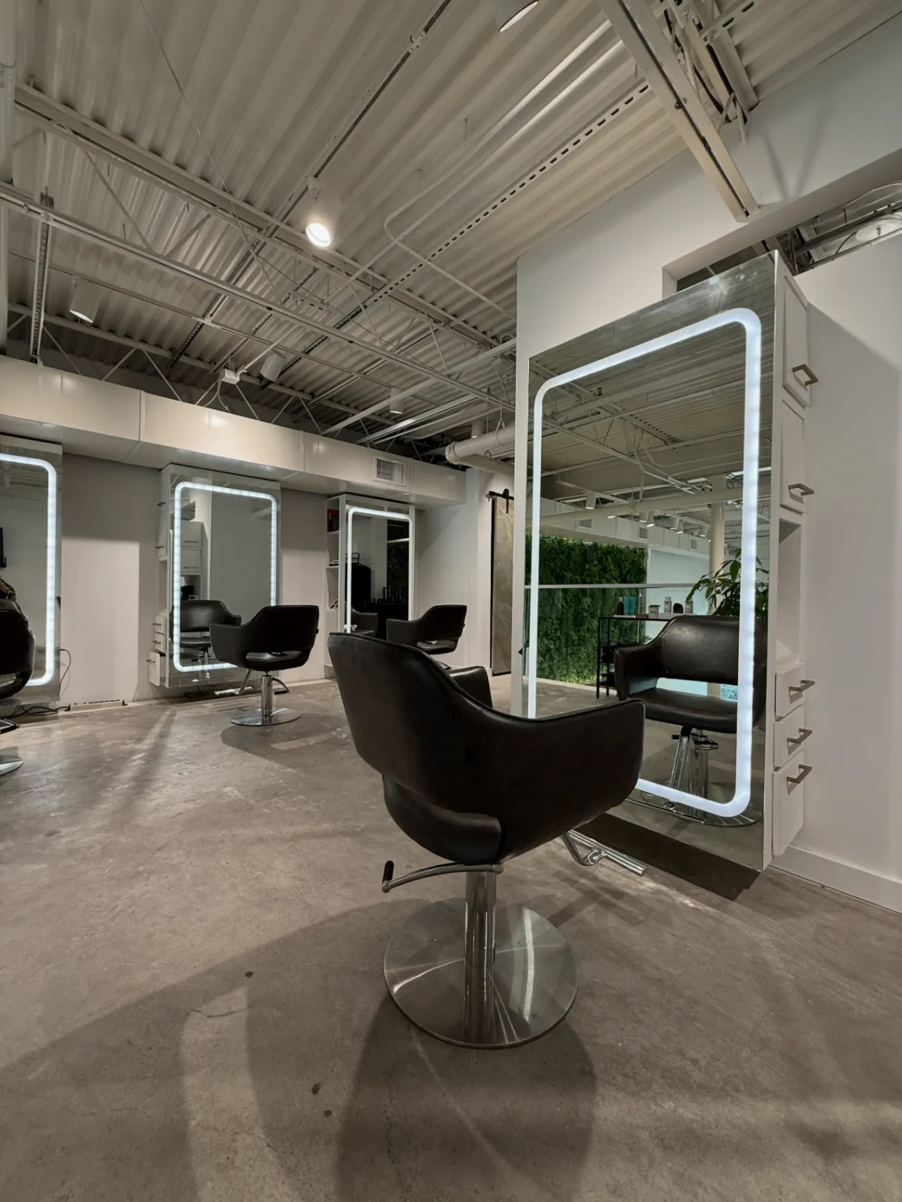 Inside Slate Collective — the private studio space at Shampu, MKT Heights, Houston